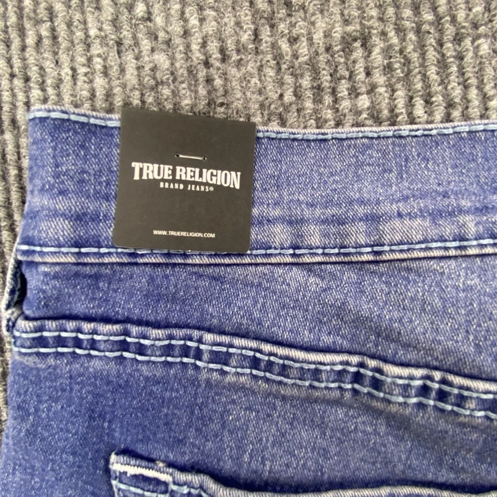 True Religion Geno Big T NF Slim Jeans Men's Size 38 Medium Neptune‎ Wash NWT